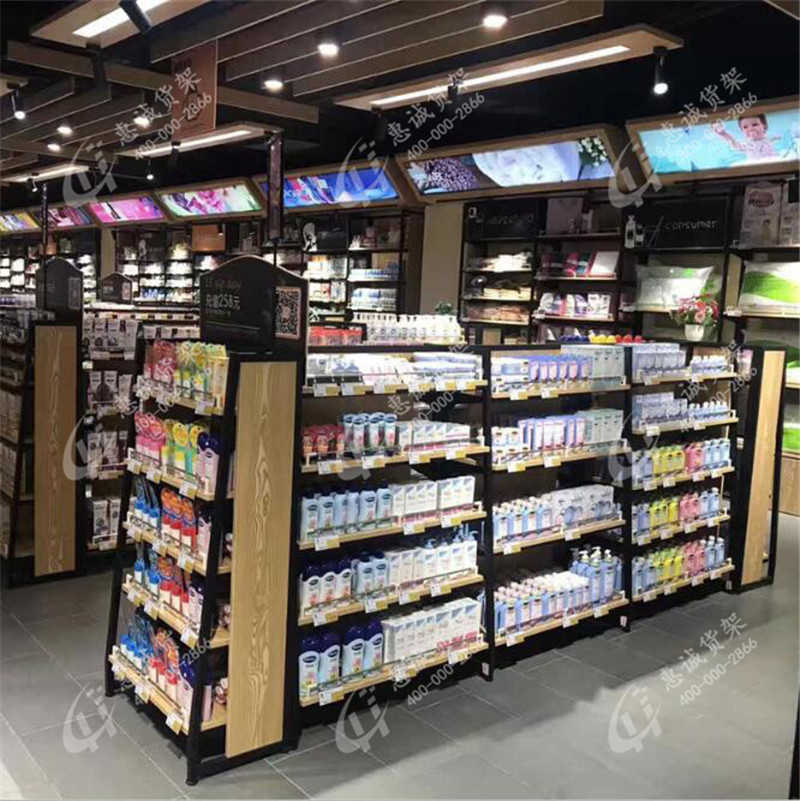 便利店貨架擺放圖片