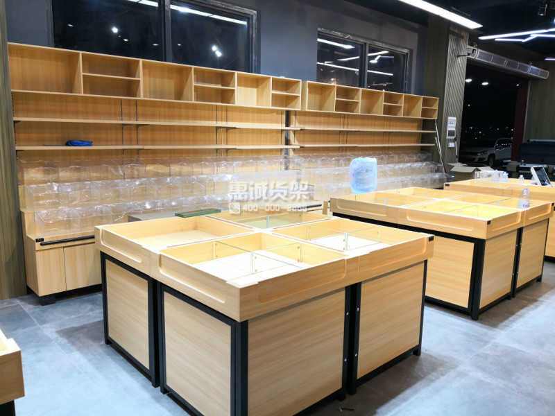 廣州1000平超市散裝零食貨架展示